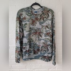 JCrew Sweatshirt With Tropical Print
